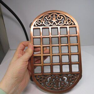 Lattice & Scroll Copper Cast Iron Trivet Old Dutch International (ODI) 2000